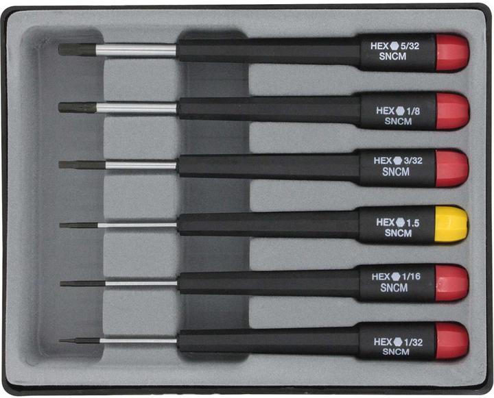 Actual product image Donau Hexagon screwdriver set inch size 6 pcs. (Allen screw)