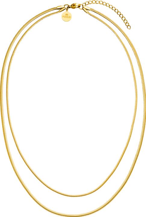 Purelei Two Layers (Edelstahl 14K vergoldet, 40 - 45 cm)