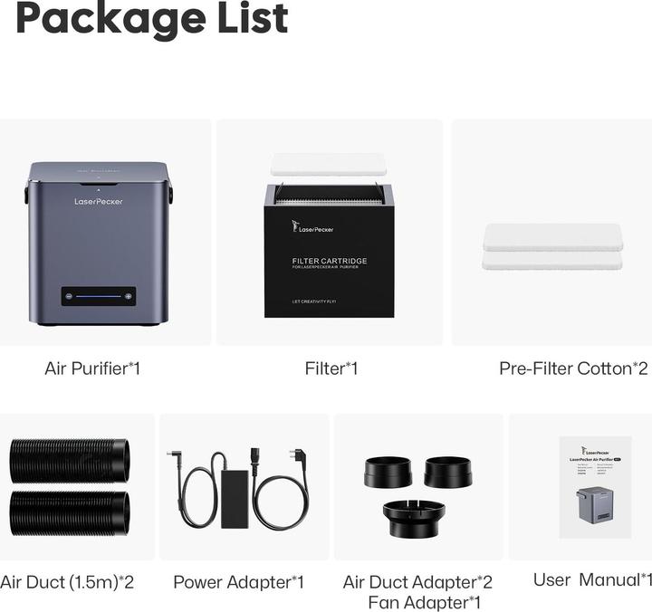 Produktbild LaserPecker Air Purifier