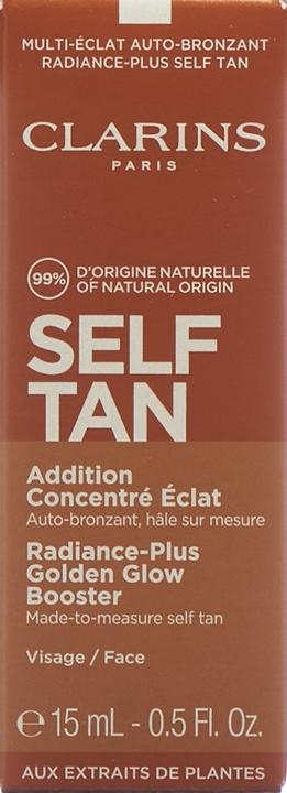 Actual product image Clarins Golden Glow Booster (Self tanning gel, 15 ml)