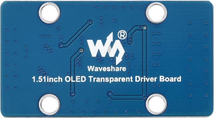 Actual product image WaveShare 1.51inch Transparent OLED Display