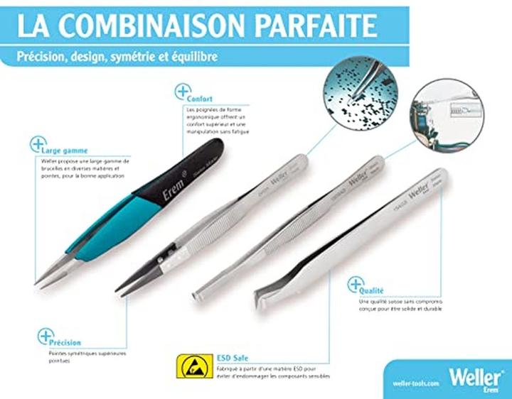 Produktbild Weller Erem Pinzettensatz ESD 4-teilig