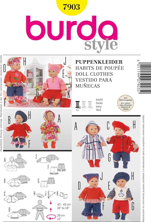 Actual product image Pattern doll dresses