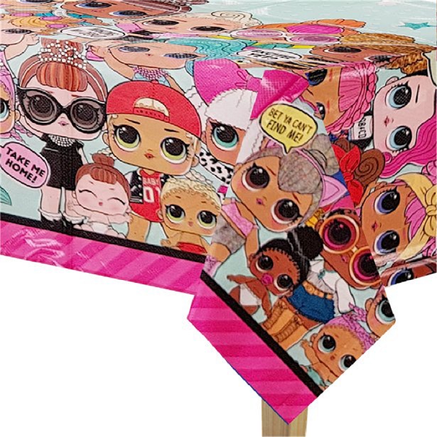 Actual product image Unique LOL Surprise Anniversaire Tablecloth (213 x 137 cm)