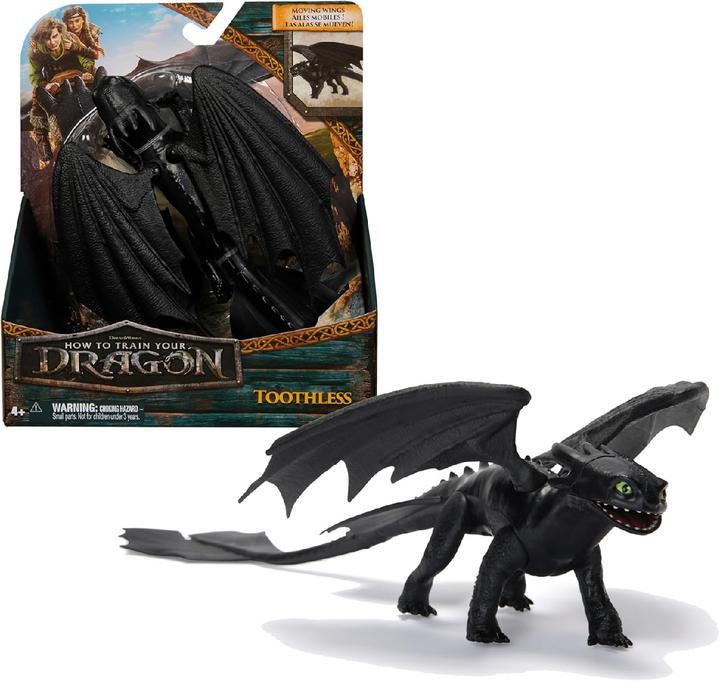 Actual product image Spin Master Dragons Movie - Basic Dragons - Toothless