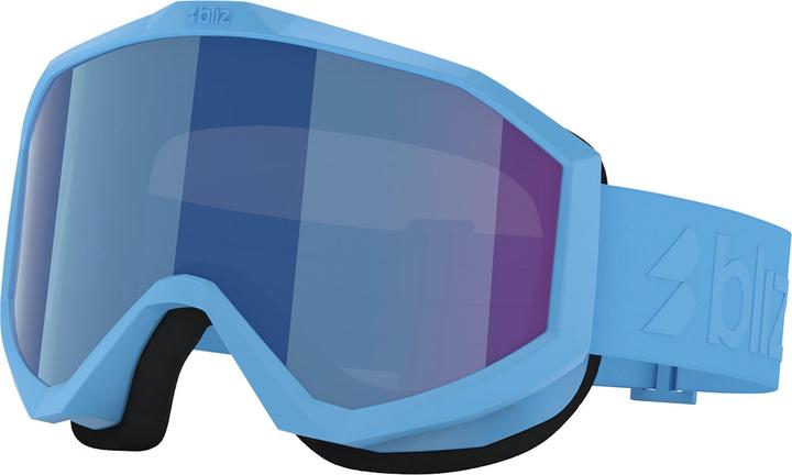 Brown w Blue multi, MATTE BLUE P