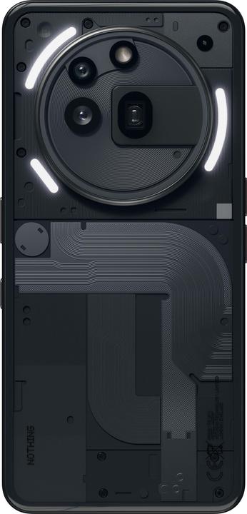 Actual product image Nothing Phone (3a) Pro (256 GB, Black, 6.77", SIM + eSIM, 50 Mpx, 5G)
