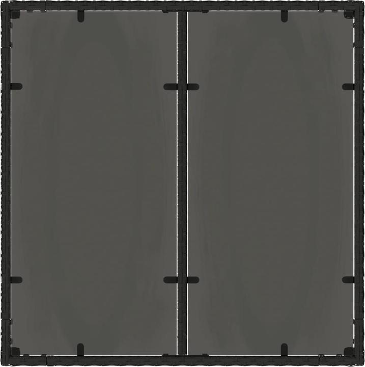 Image du produit vidaXL Gartentisch mit Glasplatte (90 cm)