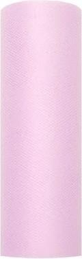 Produktbild Partydeco Tulle Plain, light pink, 0.15 x 9m (1 pc. / 9 lm)