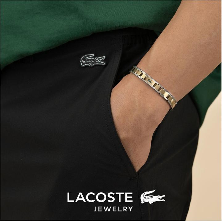 Immagine prodotto Lacoste Bracciale Metropole Edge (Acciaio inossidabile, Giallo oro)