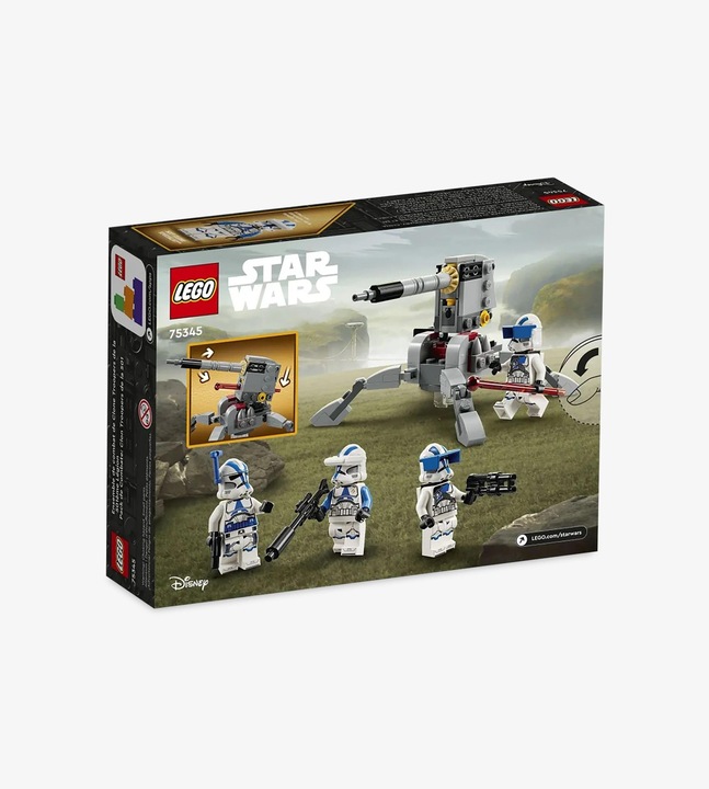 Actual product image LEGO 501st Clone Troopers Battle Pack (75345, LEGO Star Wars)