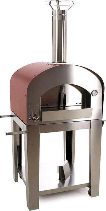 Image du produit Seven Italy Persefone Four à gaz d'extérieur avec chariotRouge (Four à pizza à gaz)