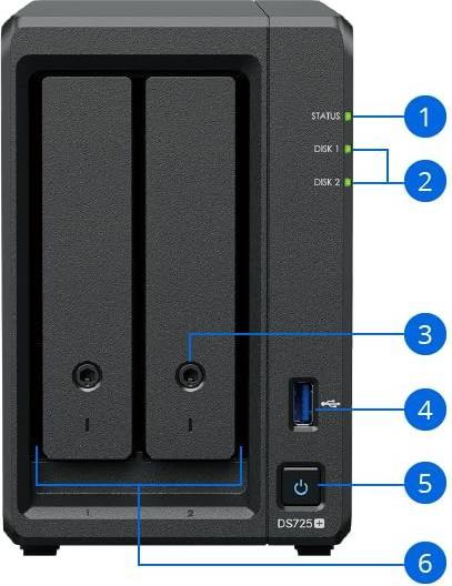 Produktbild Synology DS725+ (0 TB)