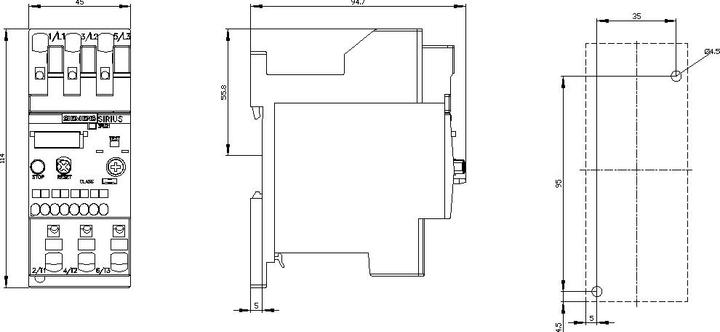 Produktbild Siemens Überlastrelais therm 20-25A 3RU2126-4DC1