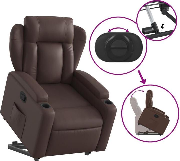 Image du produit vidaXL Relaxsessel mit Aufstehhilfe