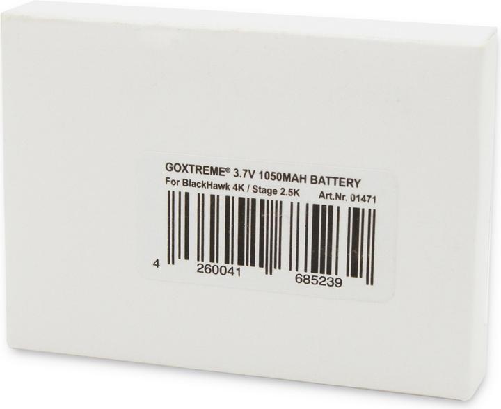 Actual product image Goxtreme Battery Stage 2.5 K/Black Hawk 4K Ultra (Camera battery)