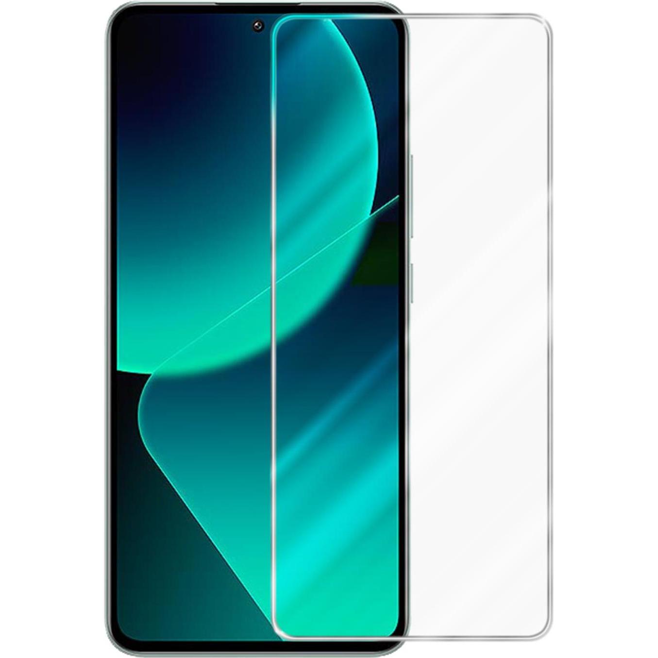 Cadorabo Display Schutzglas Folie für Xiaomi 13T (1 Stück, Xiaomi 13T), Smartphone Schutzfolie, Transparent