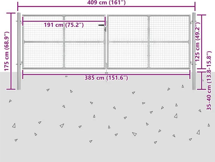Actual product image vidaXL Mete