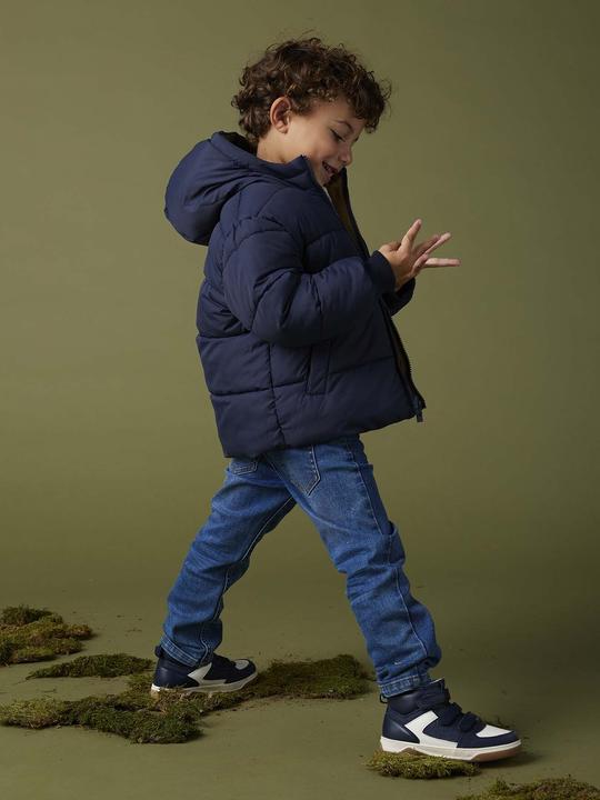 Actual product image Vertbaudet The UNVERWÜSTLICHE, robust boys' jeans with stretch waistband WATERLESS (98)