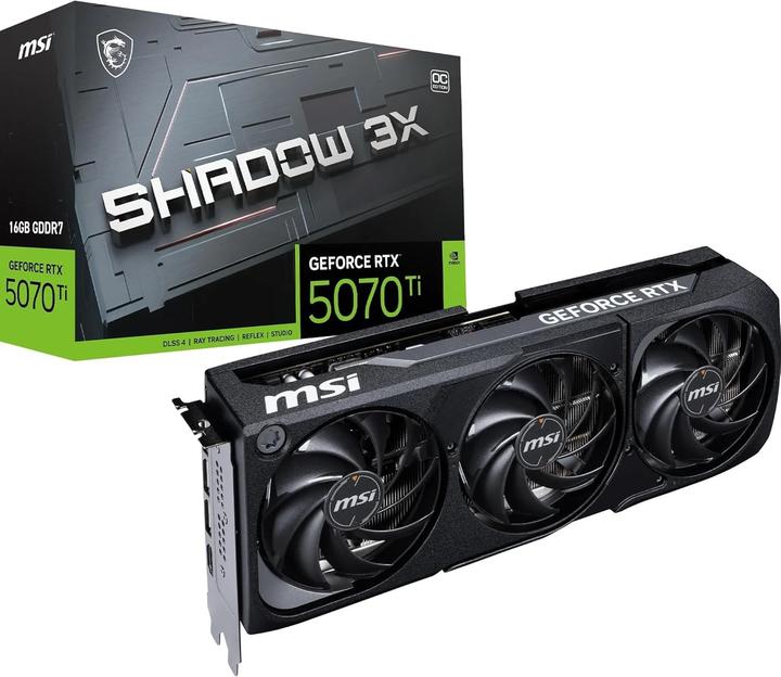 Produktbild MSI GeForce RTX 5070 Ti Shadow 3X OC (16 GB)