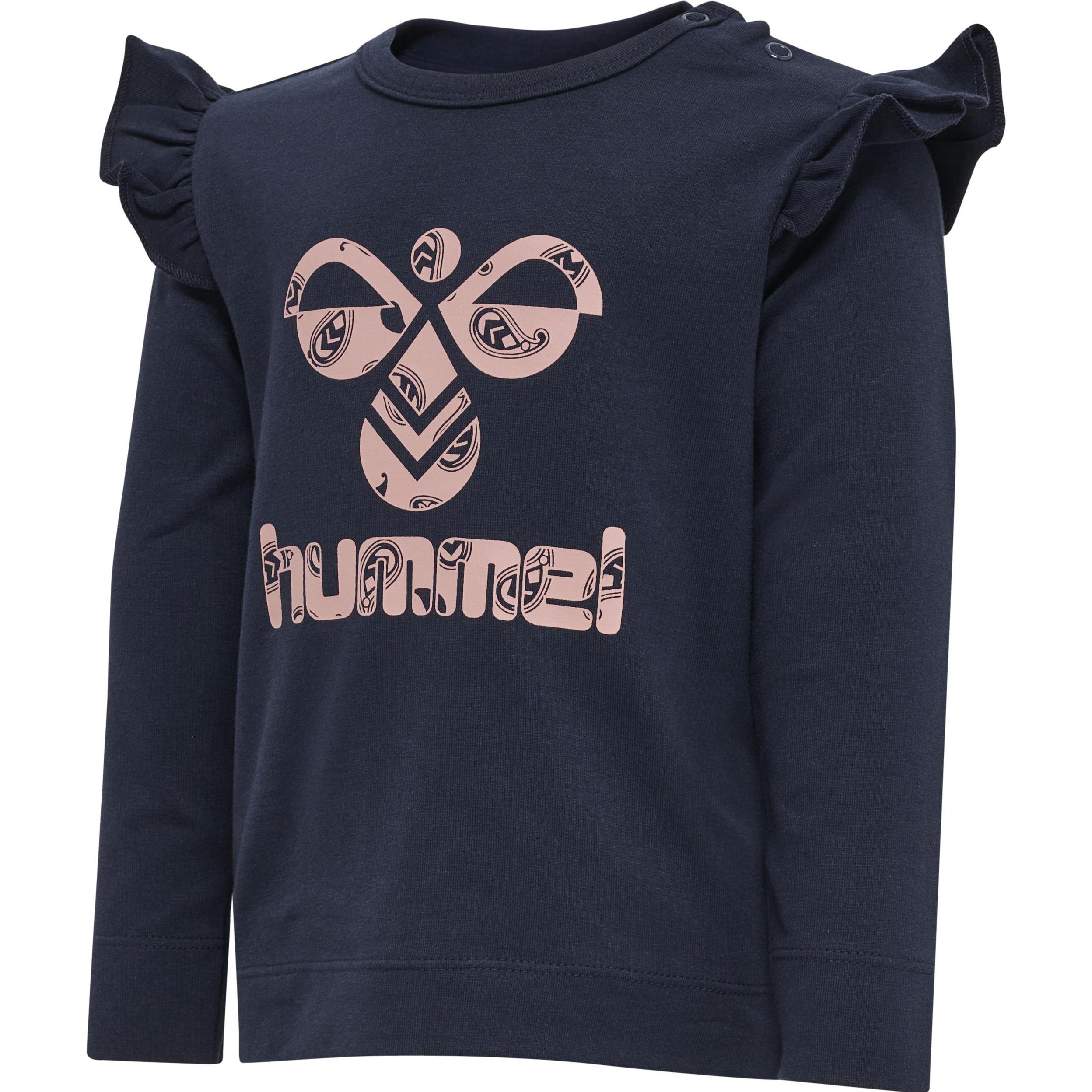 hummel, Mädchen, Sportshirt, Hmlartemis T-Shirt L/S (80), Schwarz, 80