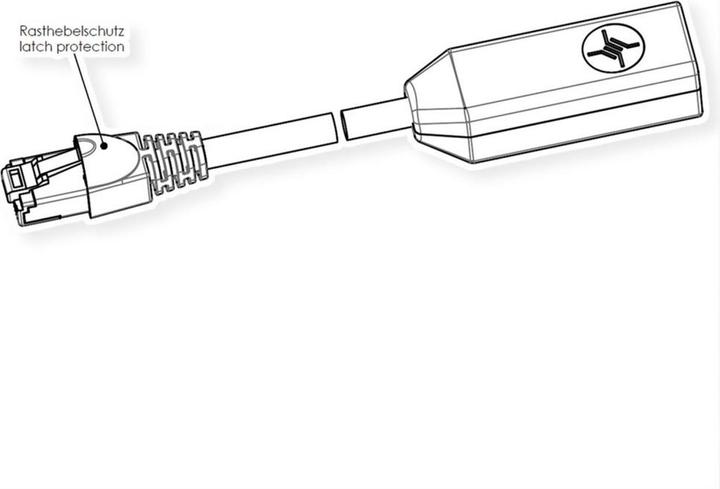 Image du produit Telegärtner RJ-45 – DDCP-Link (SFTP, CAT6, 0.20 m)
