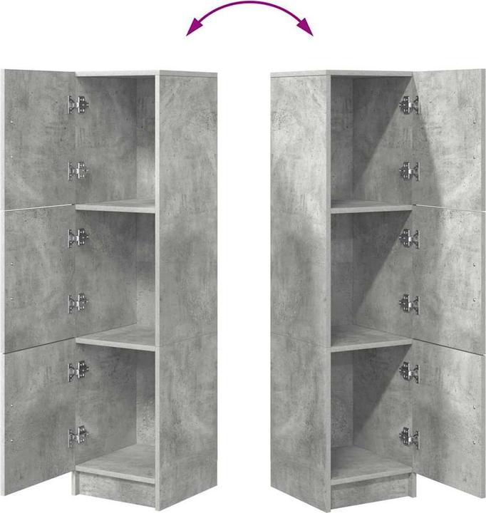 Actual product image vidaXL Highboard-Möbel (31.50 x 32 x 122.50 cm)