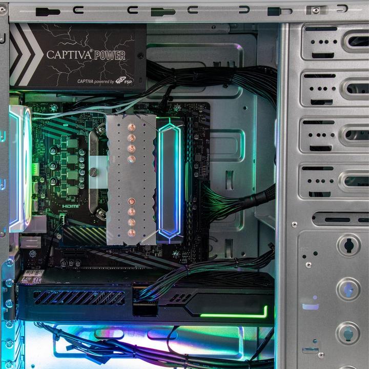 Produktbild Captiva Advanced Gaming R98-250 Ryzen 5 RTX 5060 Ti (1000 GB, 16 GB, AMD Ryzen 5 7500X3D, GeForce RTX 5060 Ti)