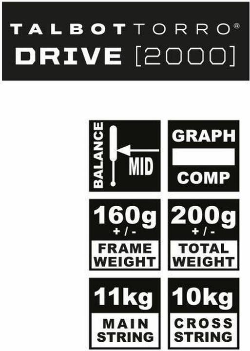 Produktbild Talbot Torro Talbot-Torro Squash-Schlger DRIVE 2000 Keine Farbe
