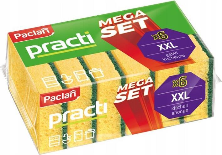 Produktbild Paclan Practi Mega Set Schwämme für Geschirr 6 Stück (6 Stk.)