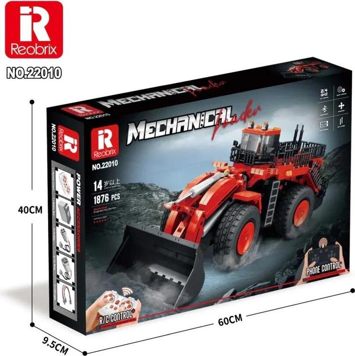 Produktbild ReoBrix Bulldozer rot