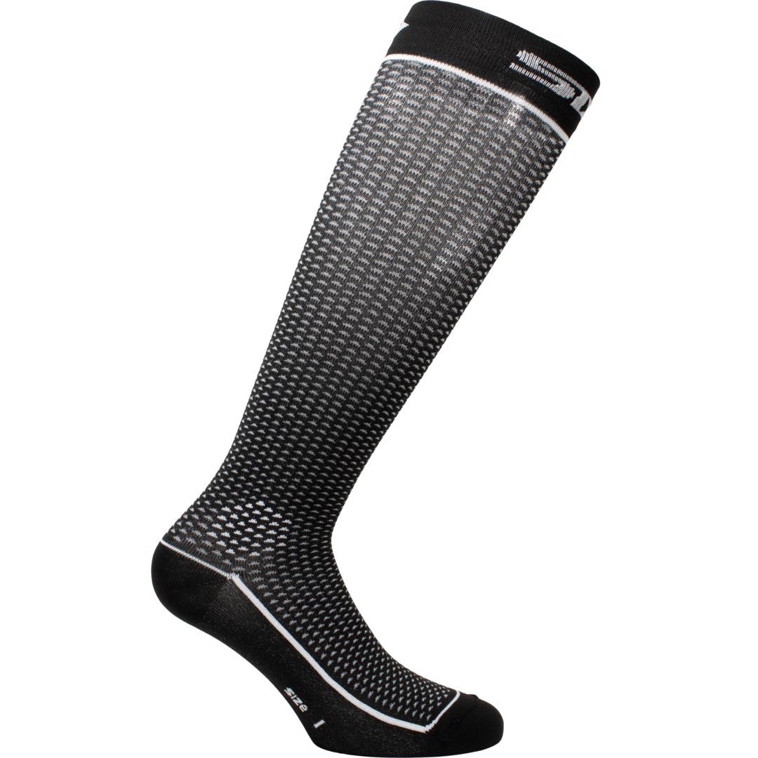 Sixs, Herren, Sportsocken, Funktionsstrümpfe Long 2 (36, 47, 39 - 44), Schwarz