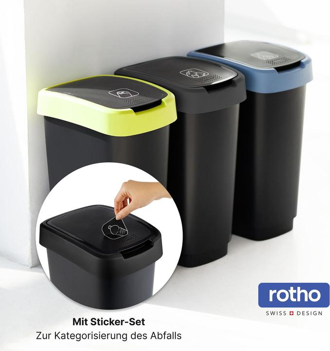 Produktbild Rotho 2er-Set Swingeimer 25 l SALSA (25 l)