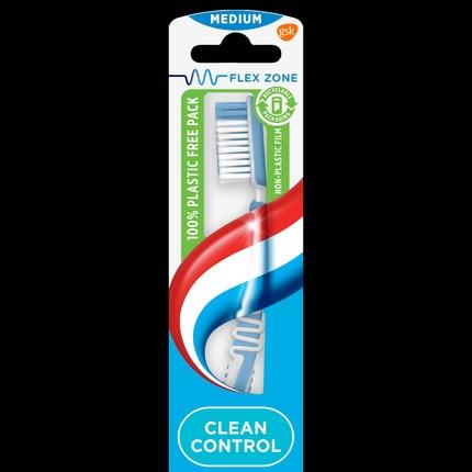Actual product image Aquafresh Clean Control Medium Toothbrush by (Medium)