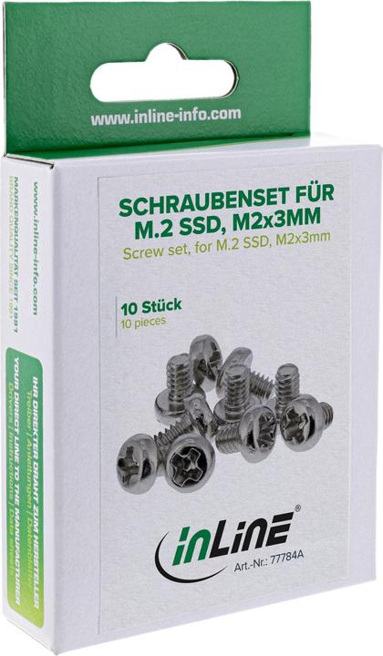 Productafbeelding InLine 10er Pack Schraubenset