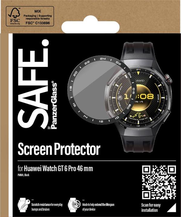 Actual product image PanzerGlass SAFE. by ® Screen Protector Huawei Watch GT 6 Pro 46 mm