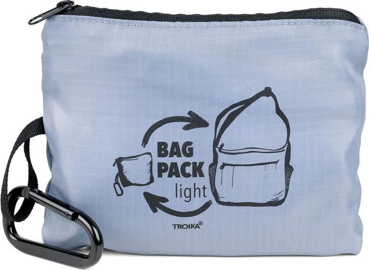 Immagine prodotto Troika BAG PACK borsa a tracolla pieghevole, grigio