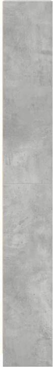 Produktbild vidaXL Bücherregal Regal Standregal Büroregal Aufbewahrungsregal Betongrau (40 x 24 x 176 cm)
