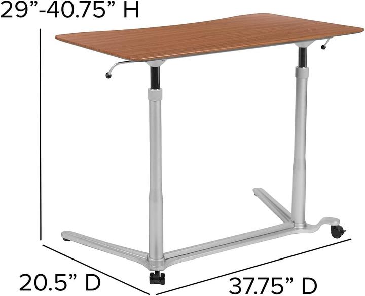 Produktbild Flash Furniture Scrivania Ergonomica Seduta e in Piedi