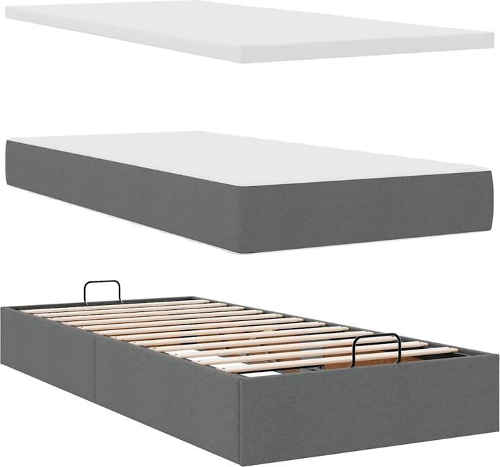 Produktbild vidaXL Ottoman-Bett (90 x 190 cm)