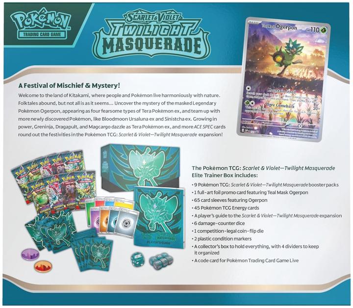 Image du produit Pokémon Twilight Masquerade (Anglais, Boîte Elite / Top Trainer)