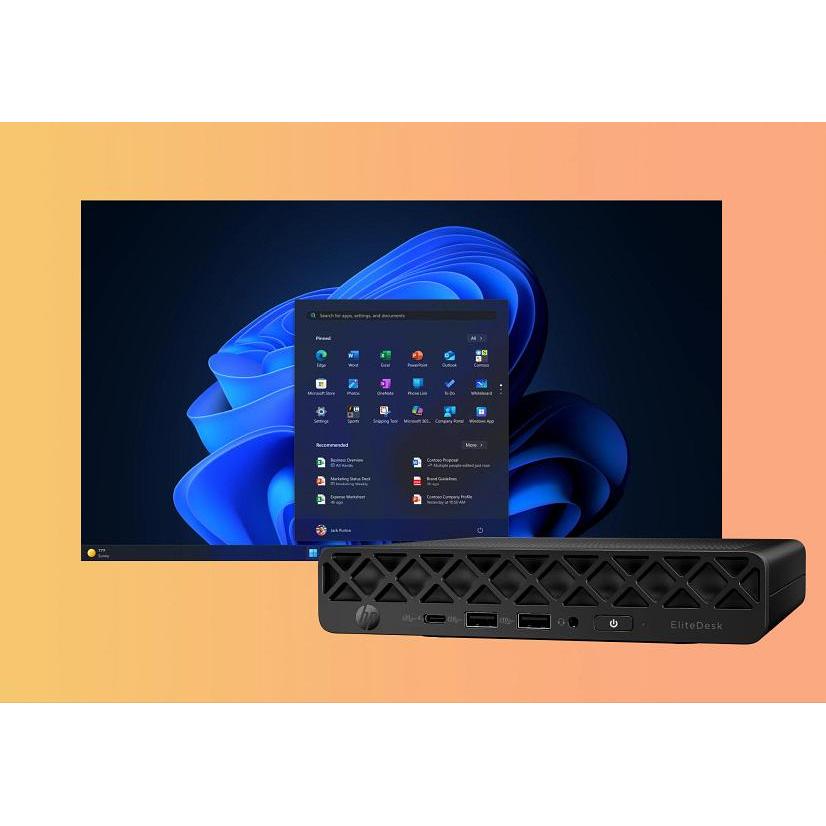 HP ED Mini 8 G1 U7 265 16/512 (ML) (512 GB, 16 GB), PC, Schwarz