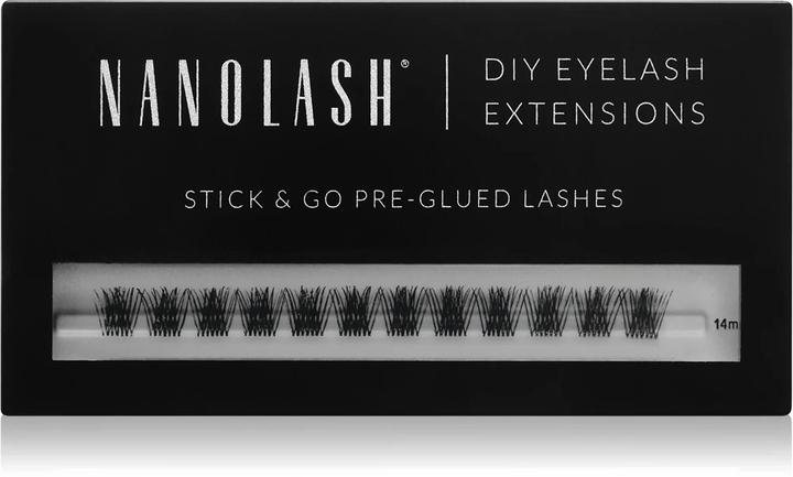 Actual product image Nanolash Diy Eyelash Extensions Stick & Go Artificial Eyelashes Harmony 36 Pieces (Artificial eyelashes)
