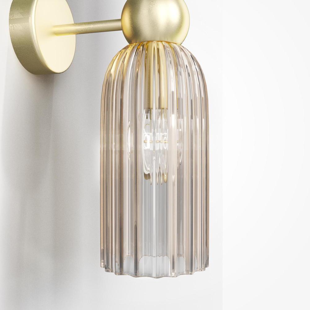 Thumbnail - Maytoni, Wandleuchte + Deckenleuchte, Antic Wandleuchte, Wandlampe 2x E14 Cognac-Farbe Gold-Farbe (E14)