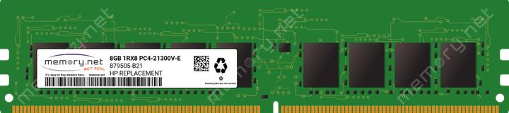 Actual product image HPE 879505-B21 (1 x 8GB, 2666 MHz, DDR4-RAM, DIMM)