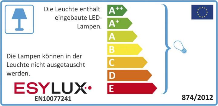 Energie-Label Esylux Notleuchte