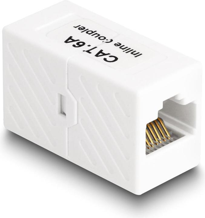 Immagine prodotto Delock Adattatore da jack RJ45 a jack RJ45 Cat.6A UTP bianco (Accoppiamento di rete)