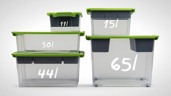 Image du produit Rotho Box 44L Evo Safe 59x39,5x28cm 1008108853 (59 x 39,5 x 28 cm, 44 l)