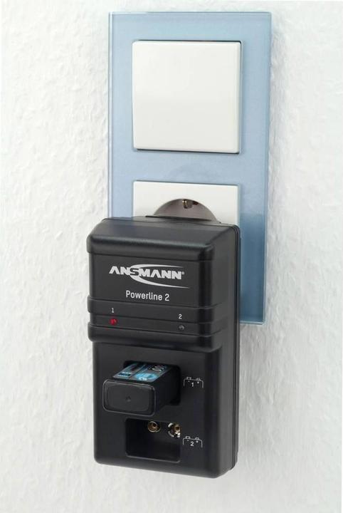 Produktbild Ansmann Stromleitung 2 (1 Stk., 9V Block, Ladegerät ohne Akku)