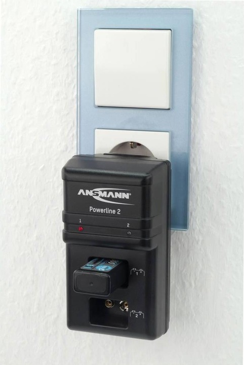 Actual product image Ansmann Powerline 2 (1 pcs., 9V Block, Chargers without battery)